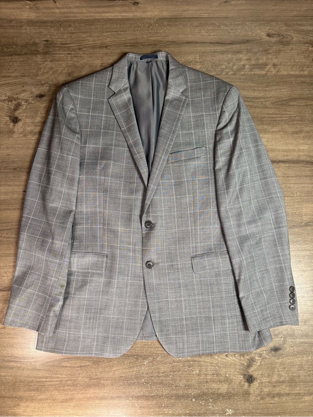 JOS A Bank Men’s Window Paine Wool Blazer Sport Coat 42R